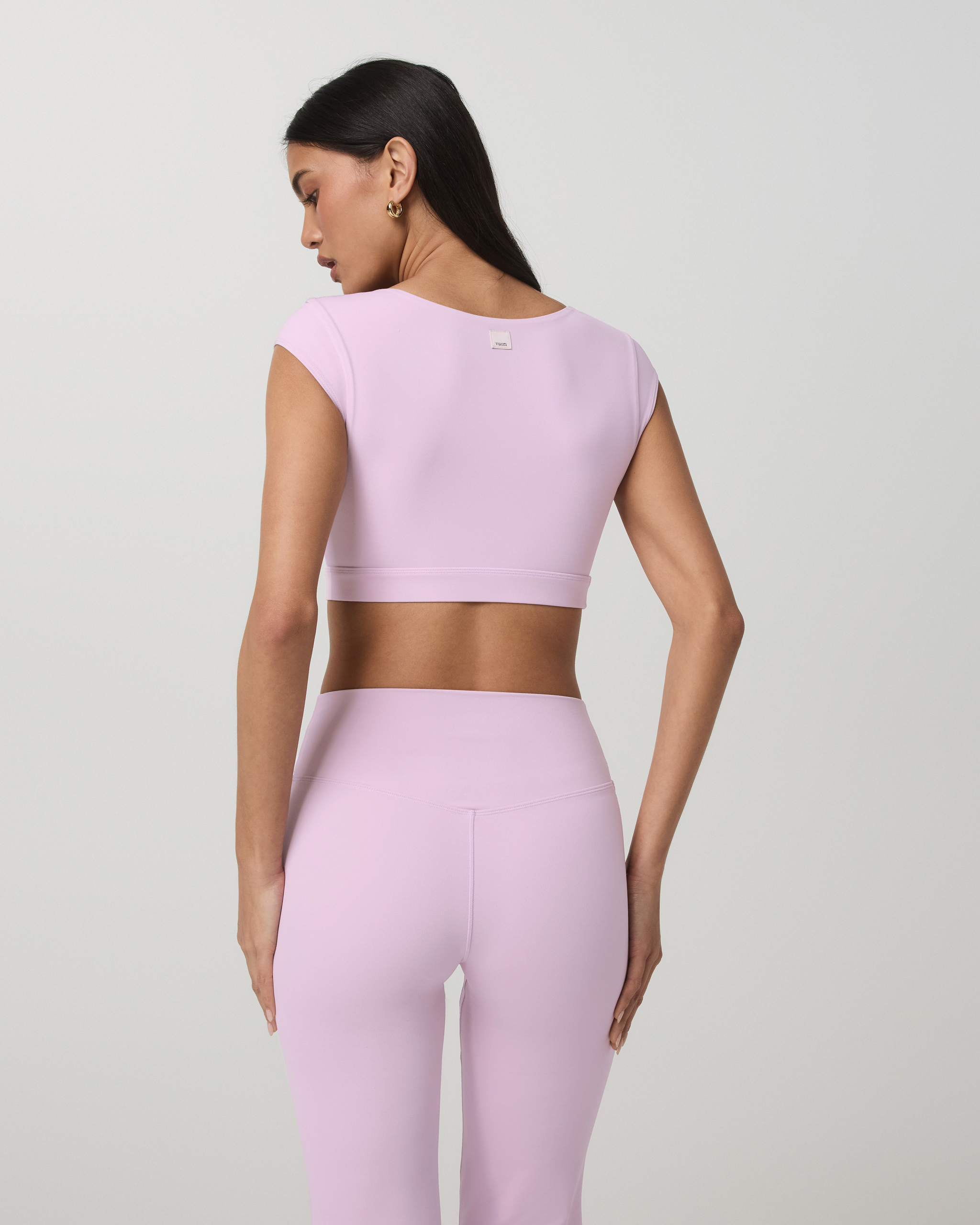 Vuori AllTheForm™ Short Sleeve Bra | Orchid Whisper - Image 2