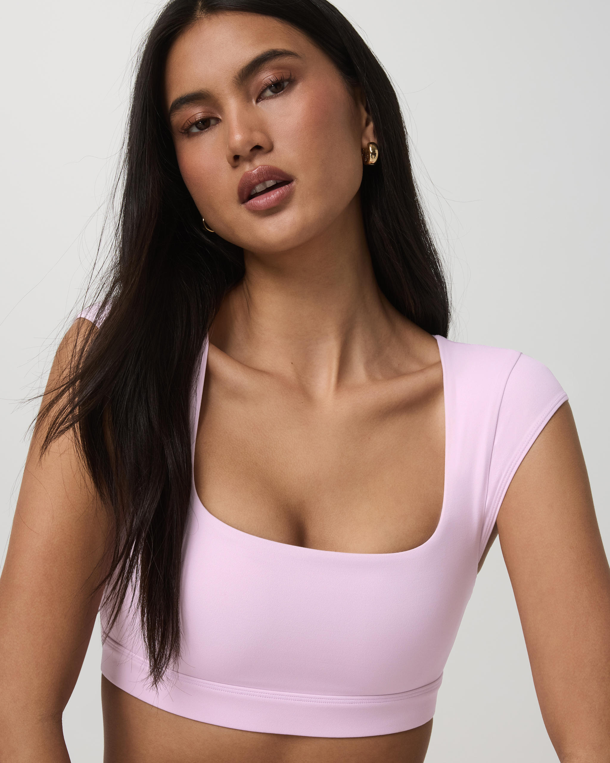 Vuori AllTheForm™ Short Sleeve Bra | Orchid Whisper - Image 4