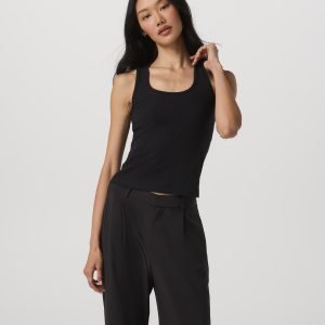 Pose Layering Tank | Black