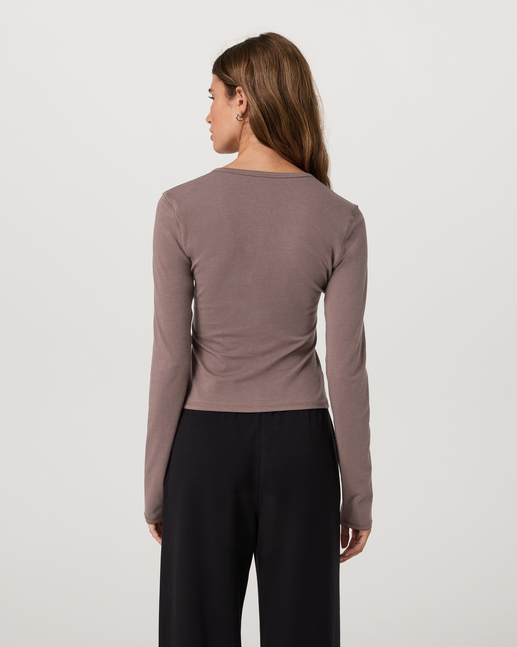 Long Sleeve Tuvalu Henley | Huckleberry - Image 3