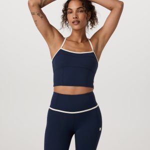 Vuori AllTheFeels™ Corset Tank | Blue Coast