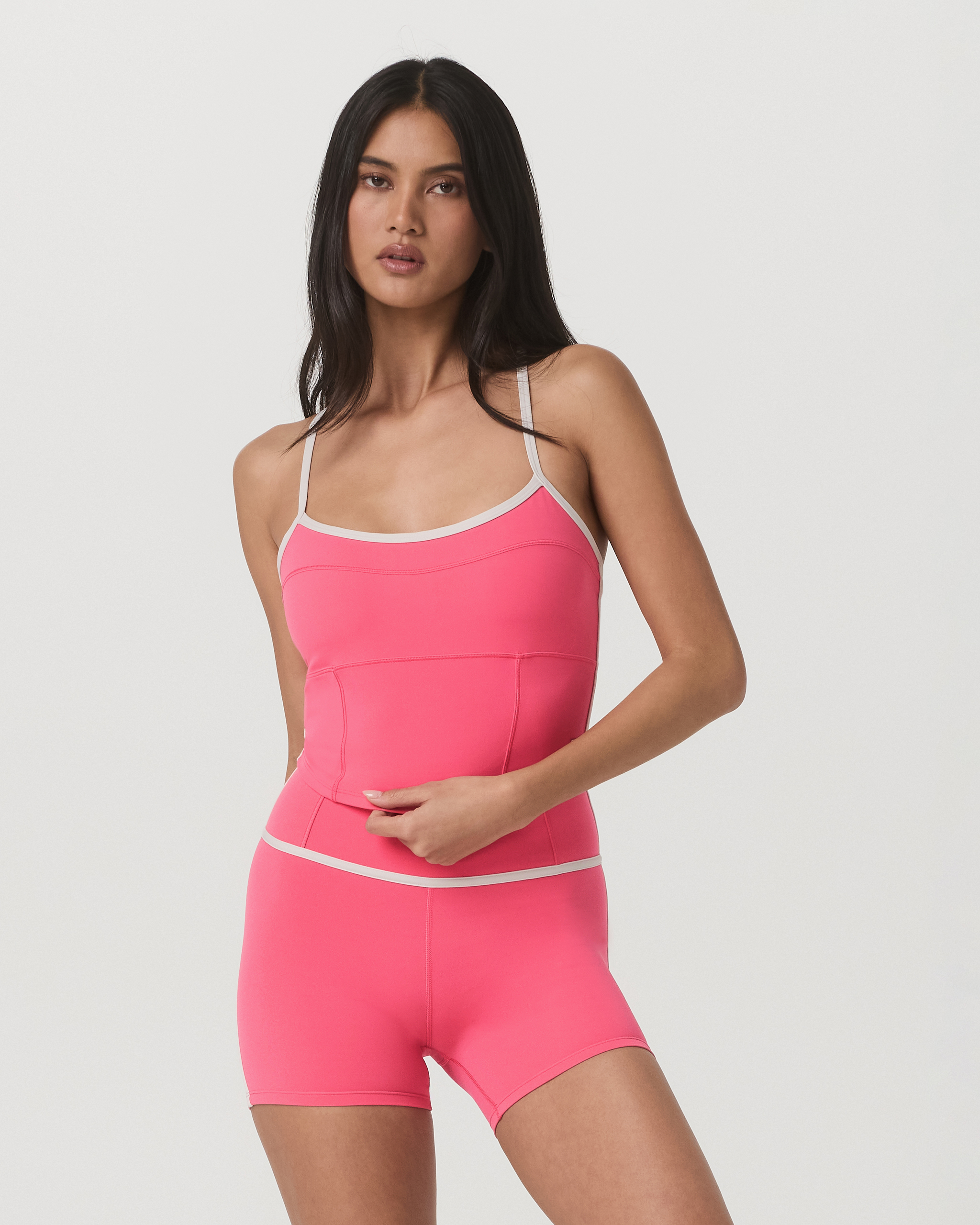 Vuori AllTheFeels™ Corset Tank | Sunset Pink - Image 4