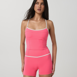 Vuori AllTheFeels™ Corset Tank | Sunset Pink