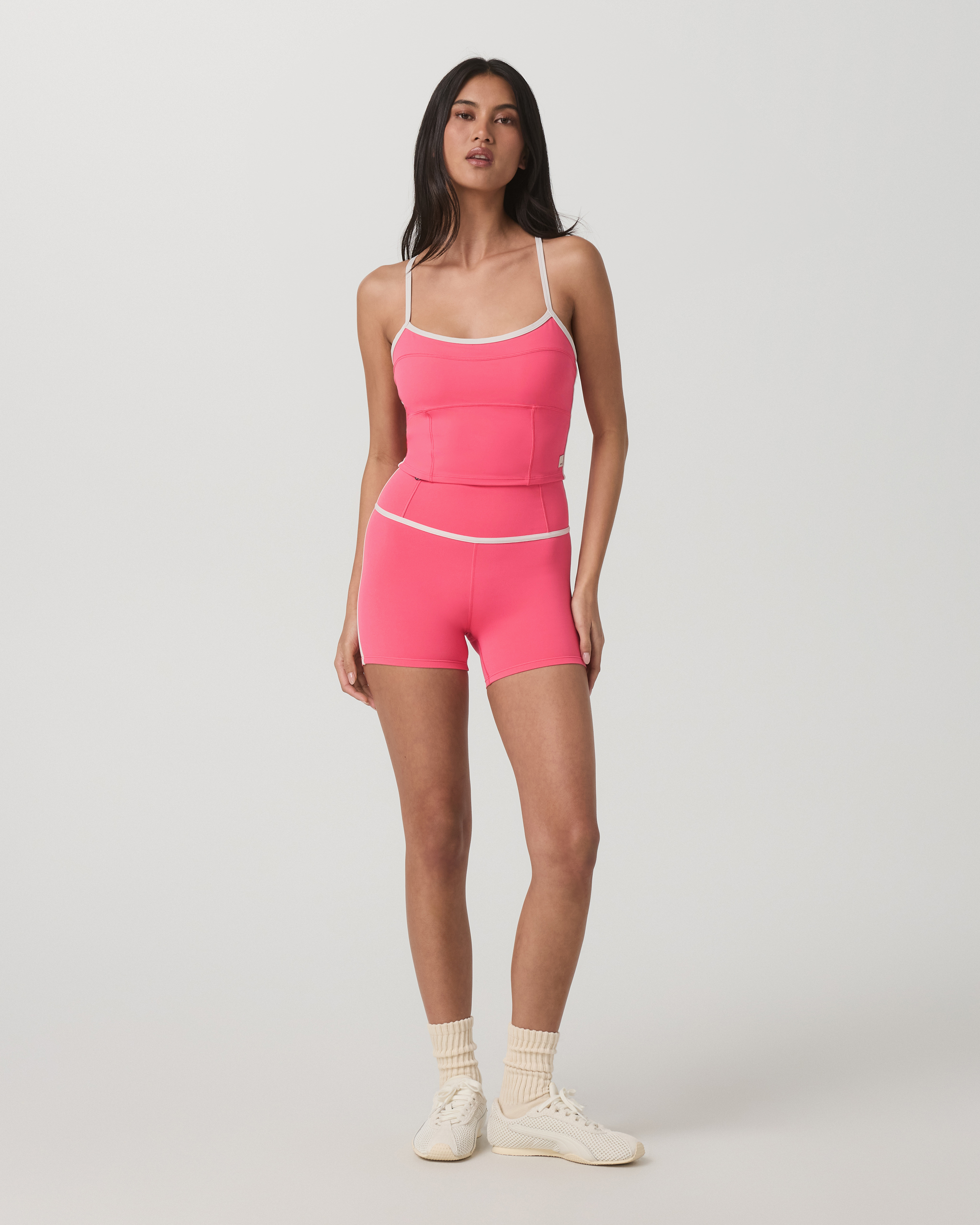 Vuori AllTheFeels™ Corset Tank | Sunset Pink - Image 2