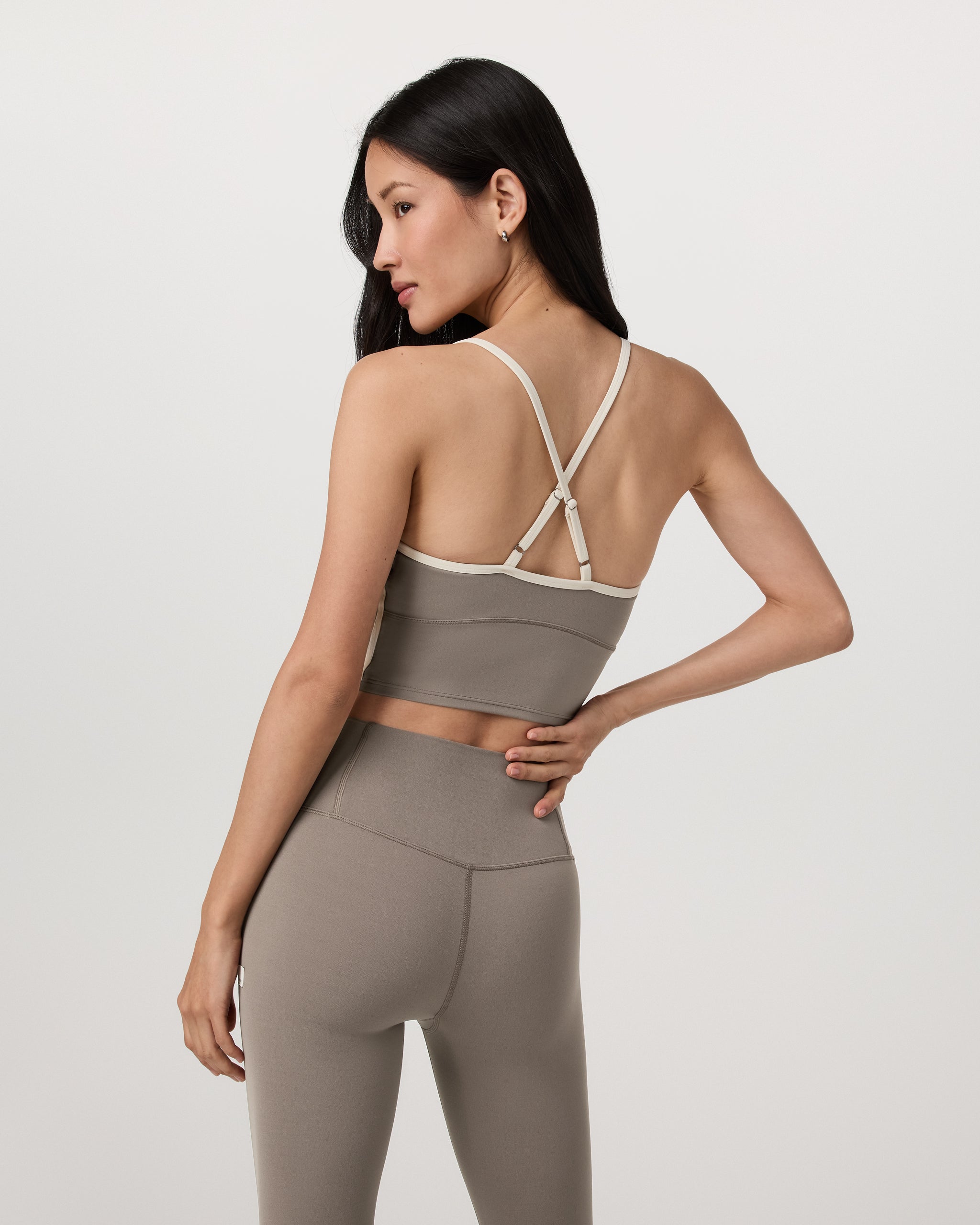 Vuori AllTheFeels™ Corset Tank | Smokey Taupe - Image 2