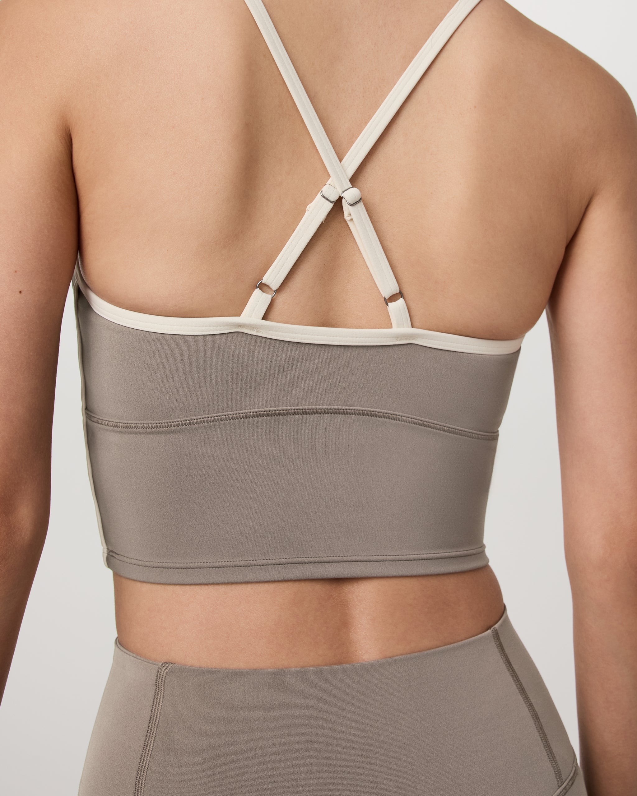 Vuori AllTheFeels™ Corset Tank | Smokey Taupe - Image 3