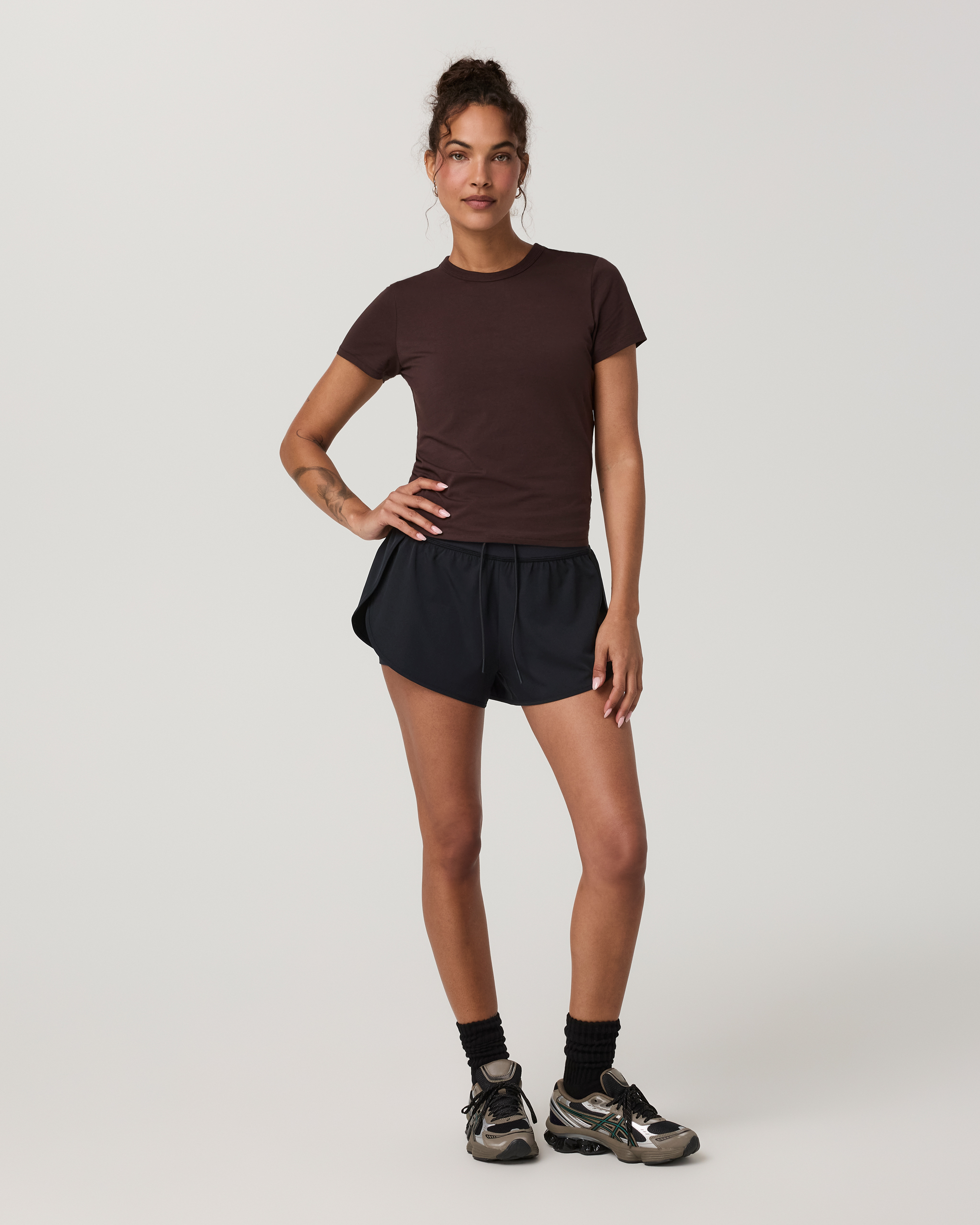 Short Sleeve Feather Classic Tee | French Roast - Image 4