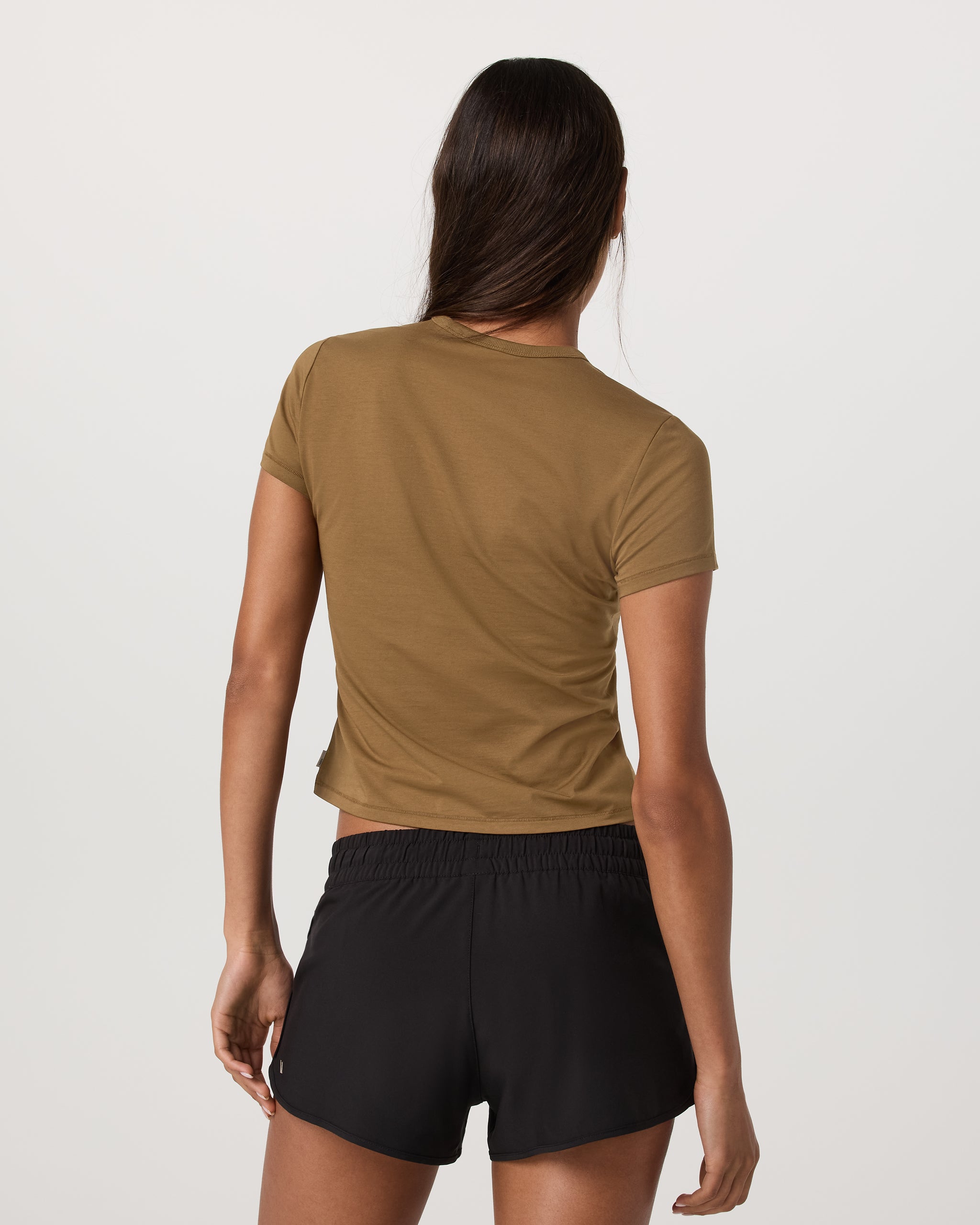 Short Sleeve Feather Classic Tee | Rum - Image 3