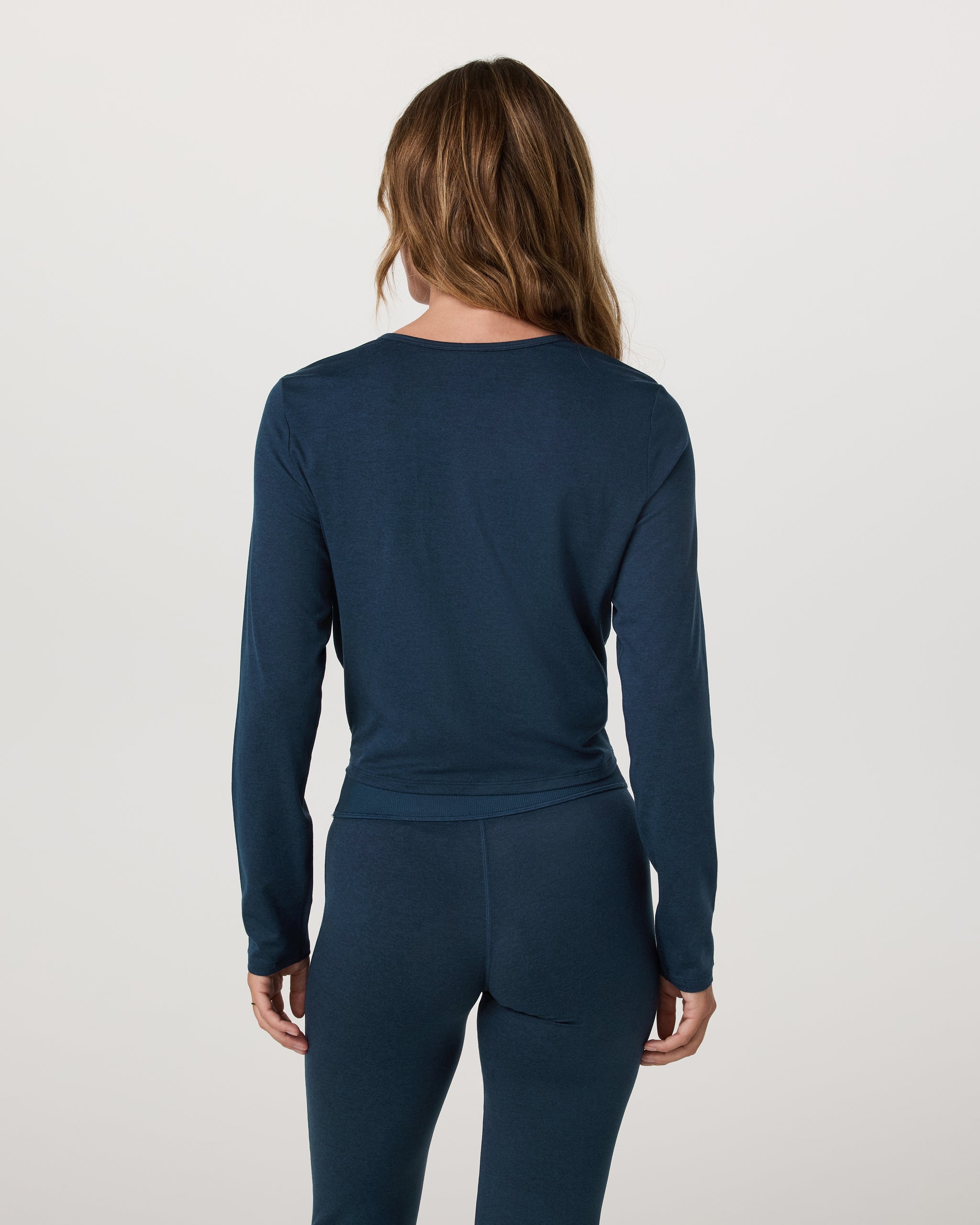 Halo Cardigan 2.0 | Blue Coast Heather - Image 3