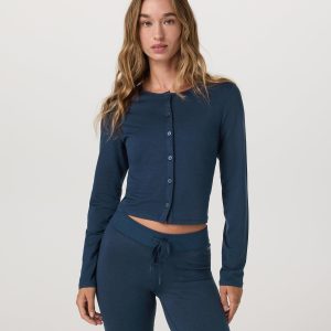 Halo Cardigan 2.0 | Blue Coast Heather