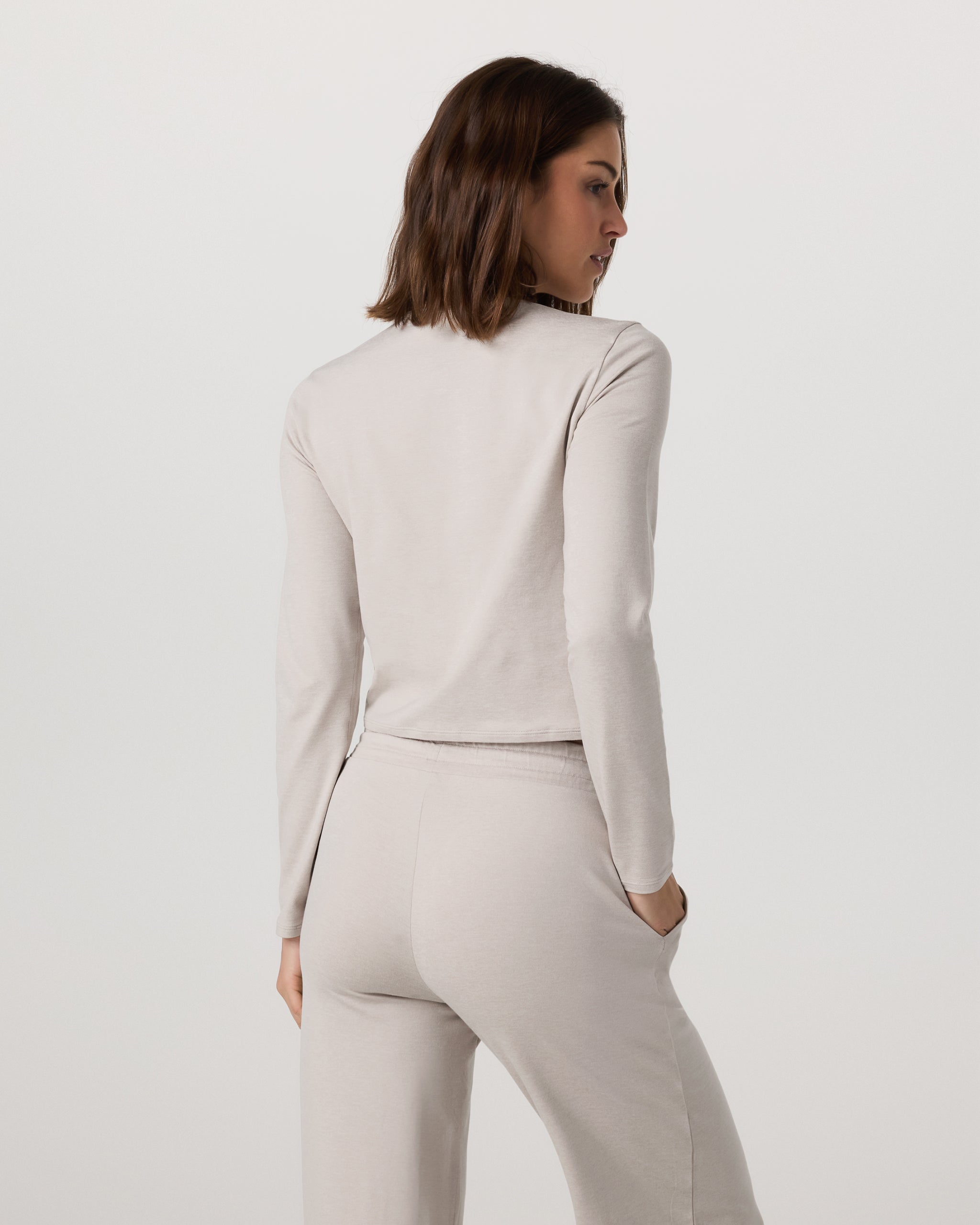 Halo Cardigan 2.0 | Ecru Heather - Image 3