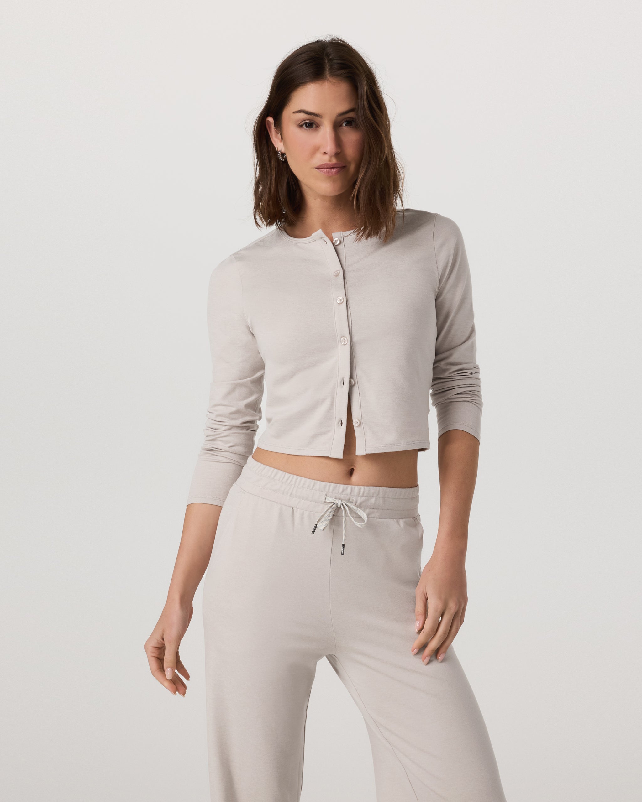 Halo Cardigan 2.0 | Ecru Heather - Image 5