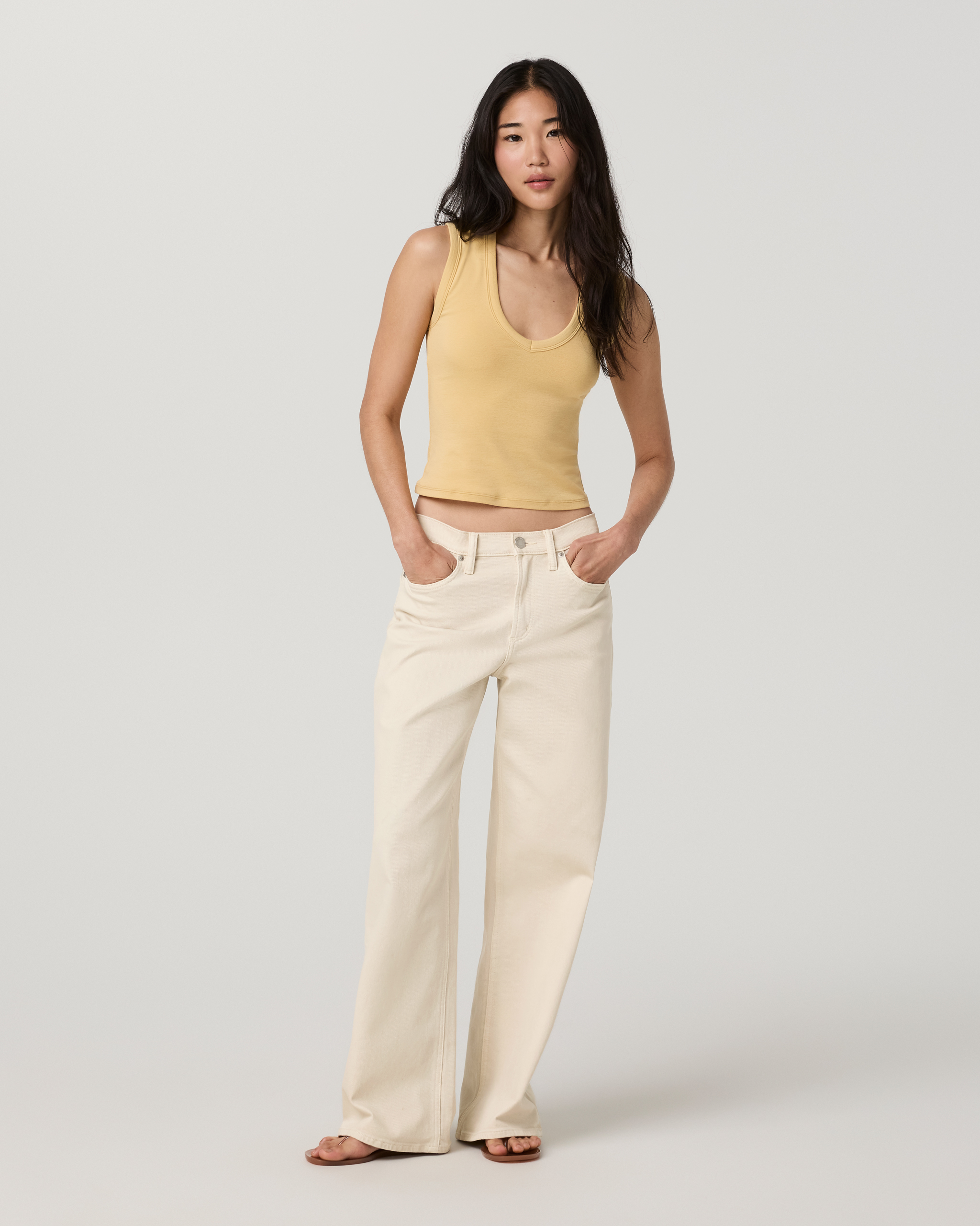 Everyday Cotton Stretch Tank | Butter - Image 4