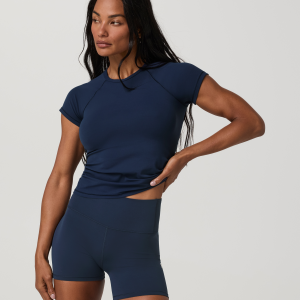 Vuori AllTheFeels™ Short Sleeve Essential Tee | Blue Coast