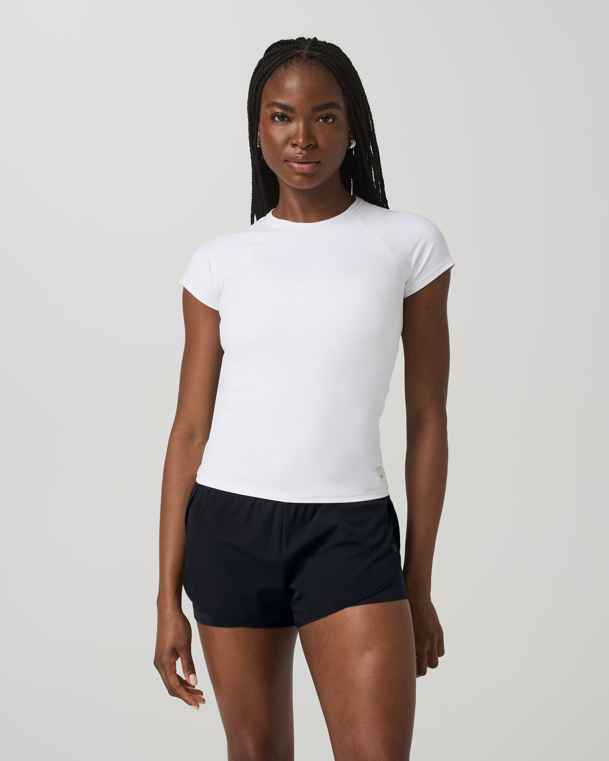 Vuori AllTheFeels™ Short Sleeve Essential Tee | White - Image 4