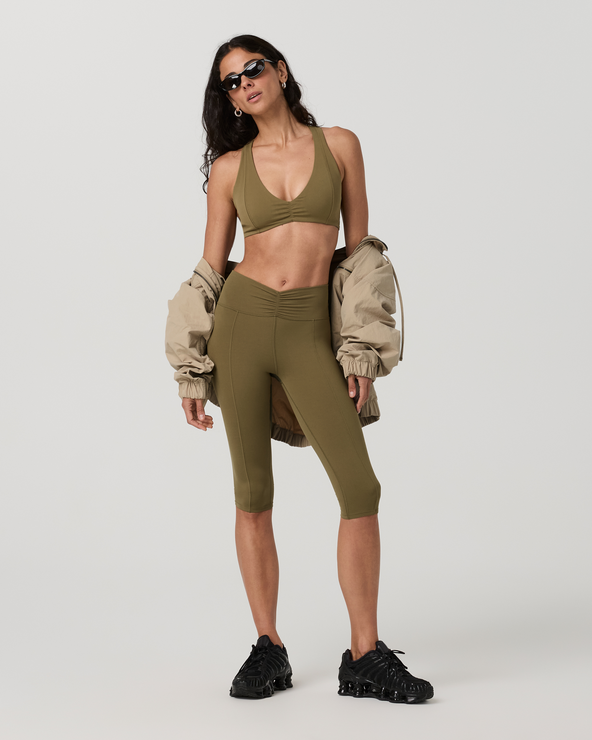 Vuori AllTheFeels™ Shirred Bra | Saguaro - Image 3