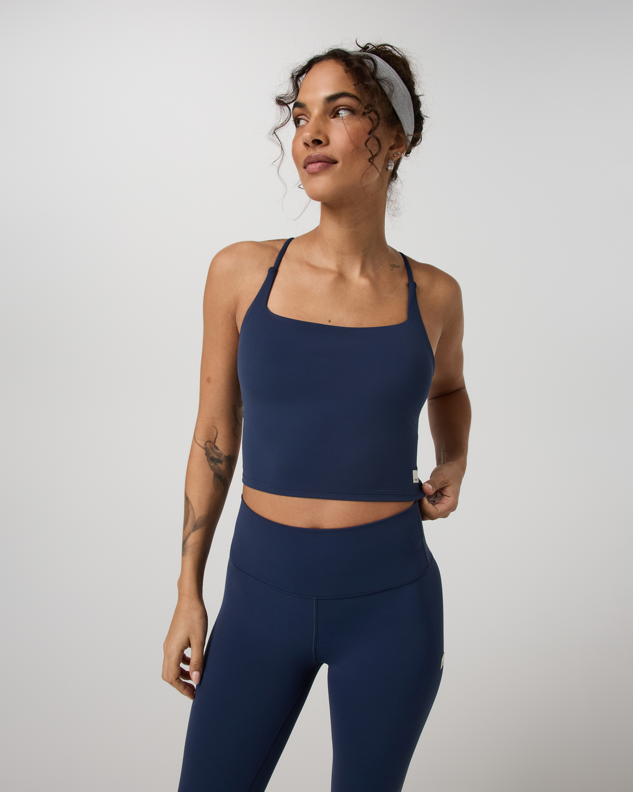 Vuori AllTheFeels™ Strappy Back Tank | Blue Coast - Image 3