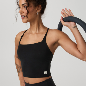 Vuori AllTheFeels™ Strappy Back Tank | Black