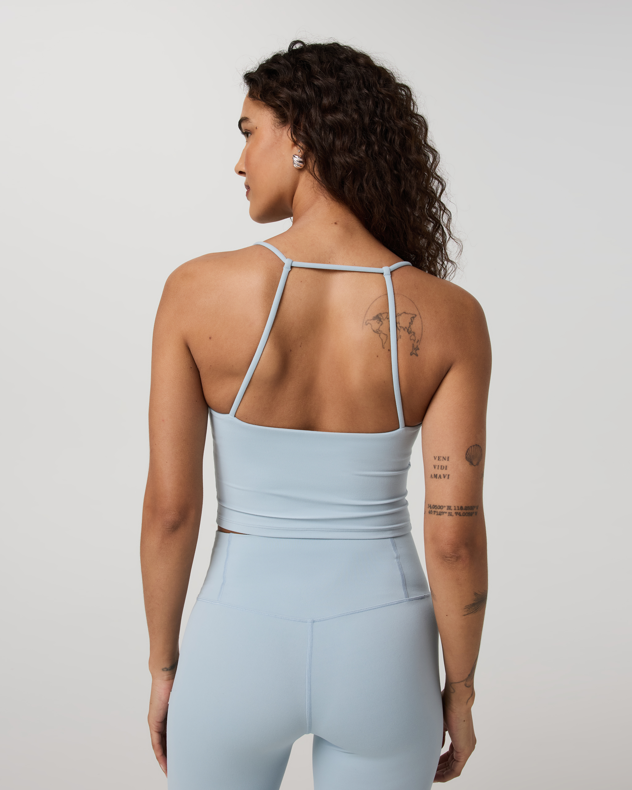 Vuori AllTheFeels™ Strappy Back Tank | Eggshell Blue - Image 2
