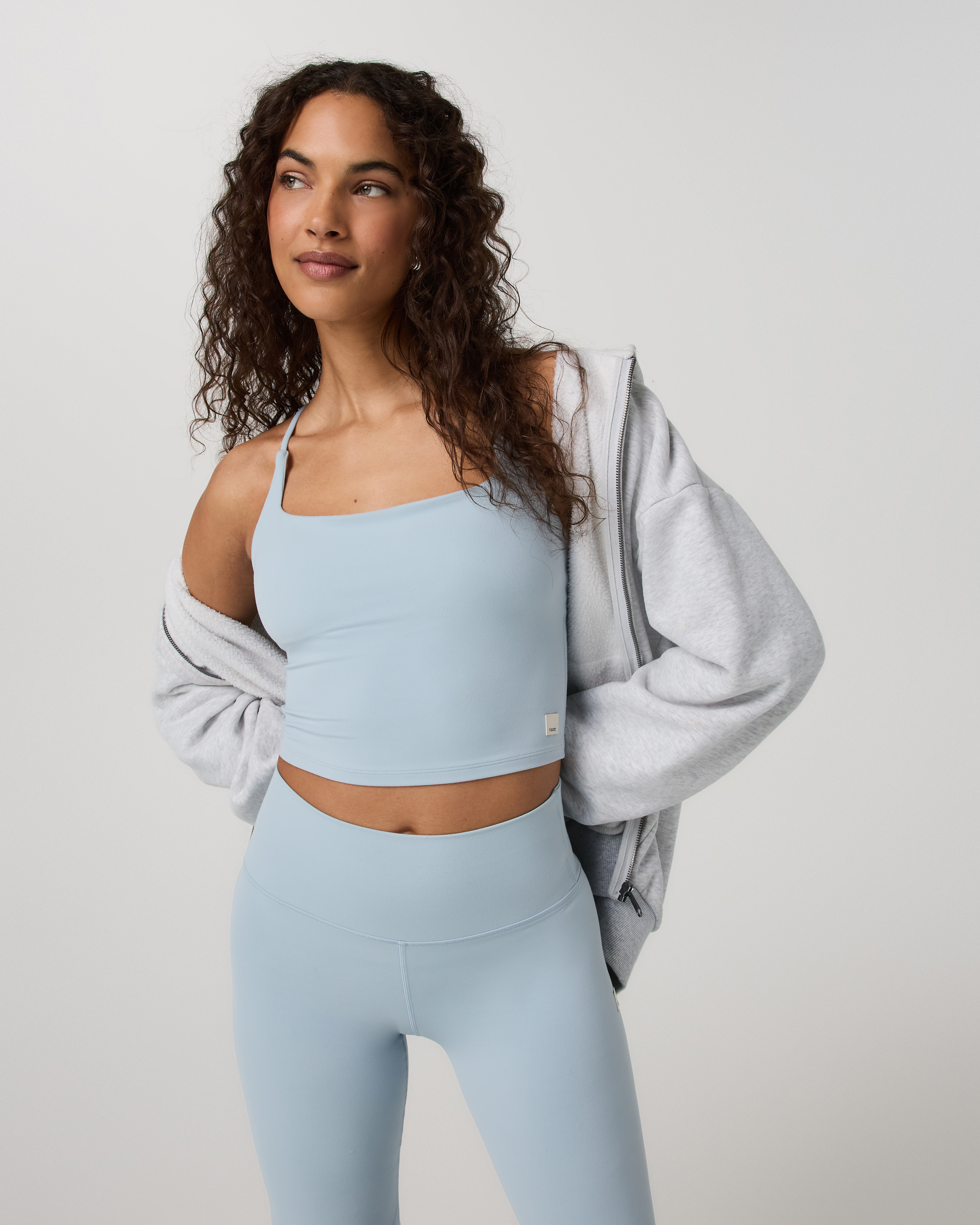 Vuori AllTheFeels™ Strappy Back Tank | Eggshell Blue