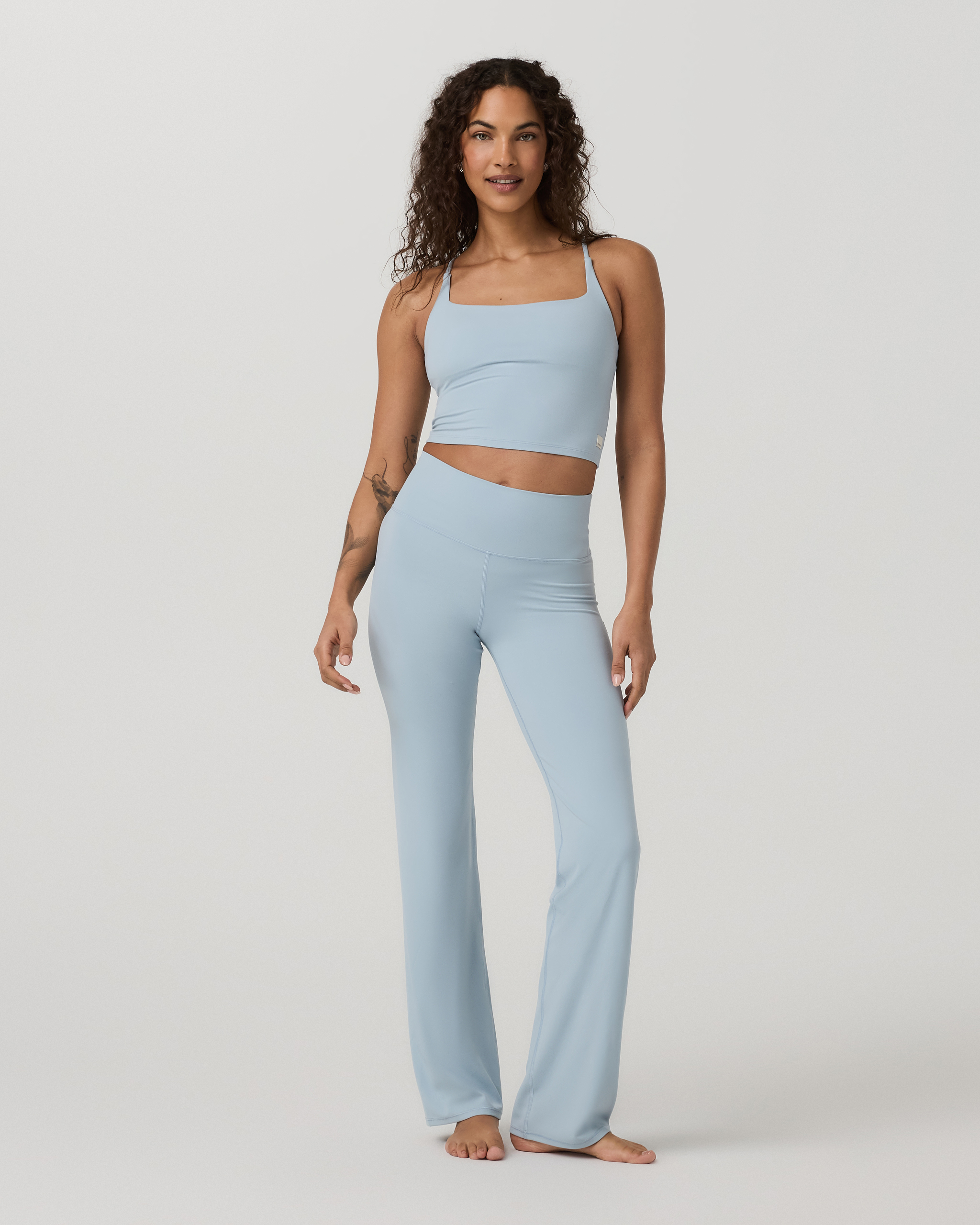 Vuori AllTheFeels™ Strappy Back Tank | Eggshell Blue - Image 6