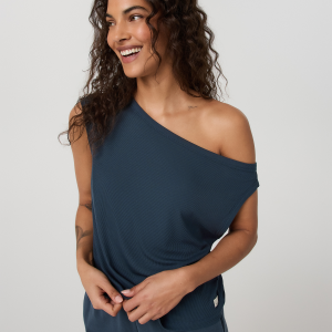 Cove Asymmetric Top | Ocean Blue