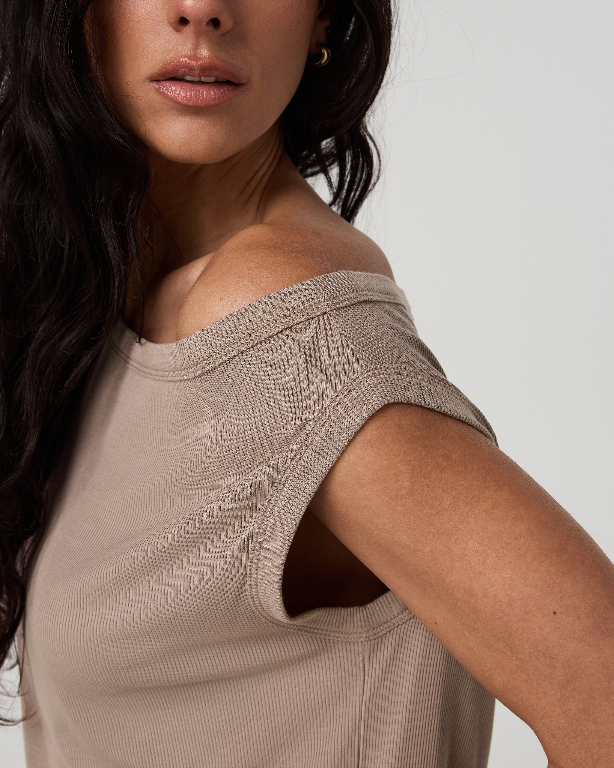 Cove Asymmetric Top | Sorrel Brown - Image 2