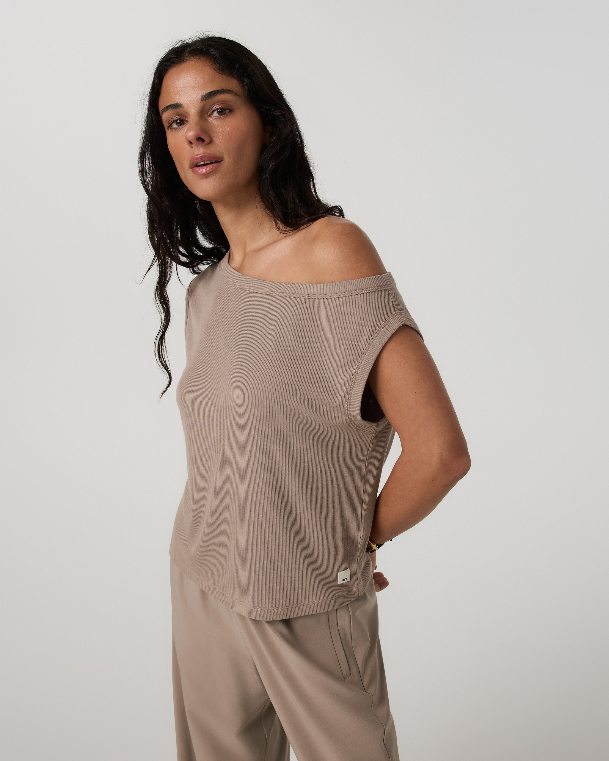 Cove Asymmetric Top | Sorrel Brown - Image 5