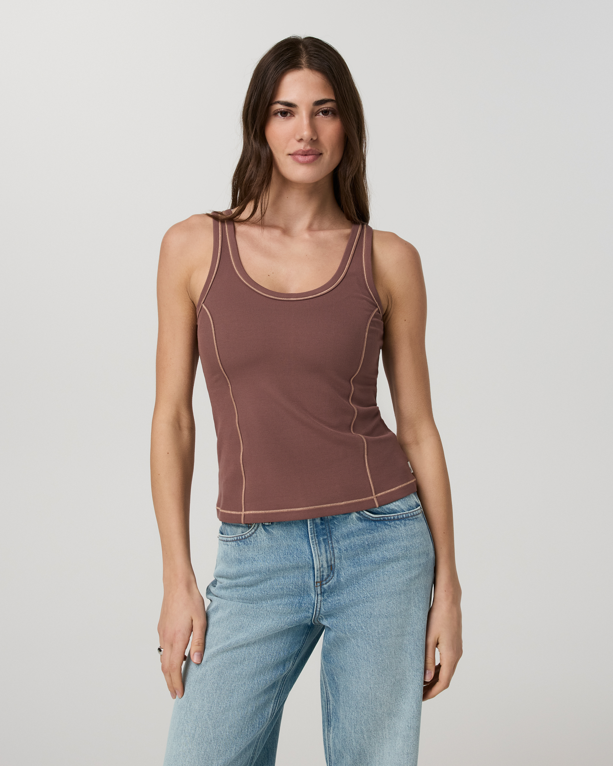 Pose Seams Tank | Sable - Image 4
