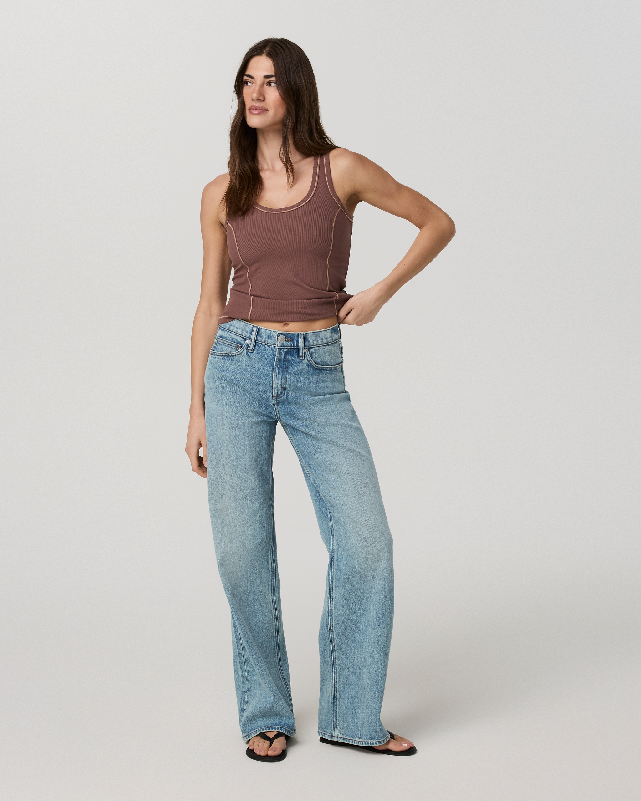 Pose Seams Tank | Sable - Image 2
