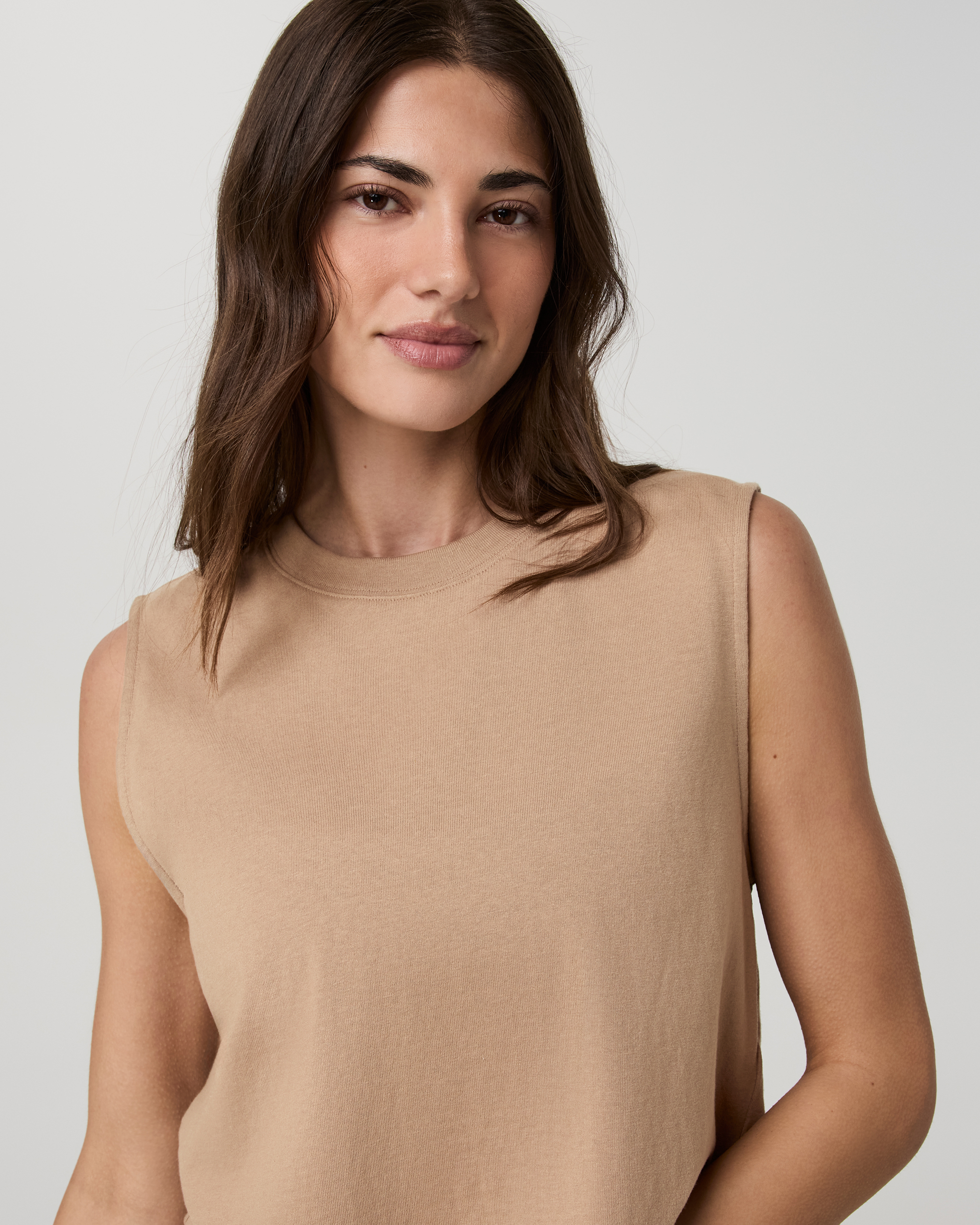 Heavyweight Cotton Easy Tank | Goldenrod