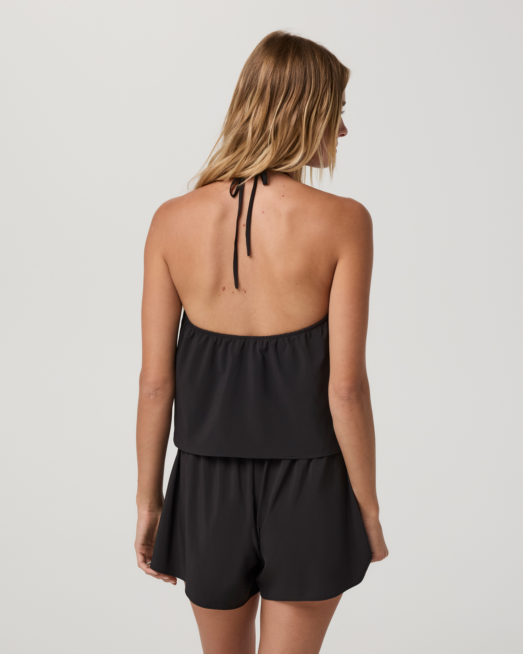 Villa Shoreline Halter Top | Black - Image 3
