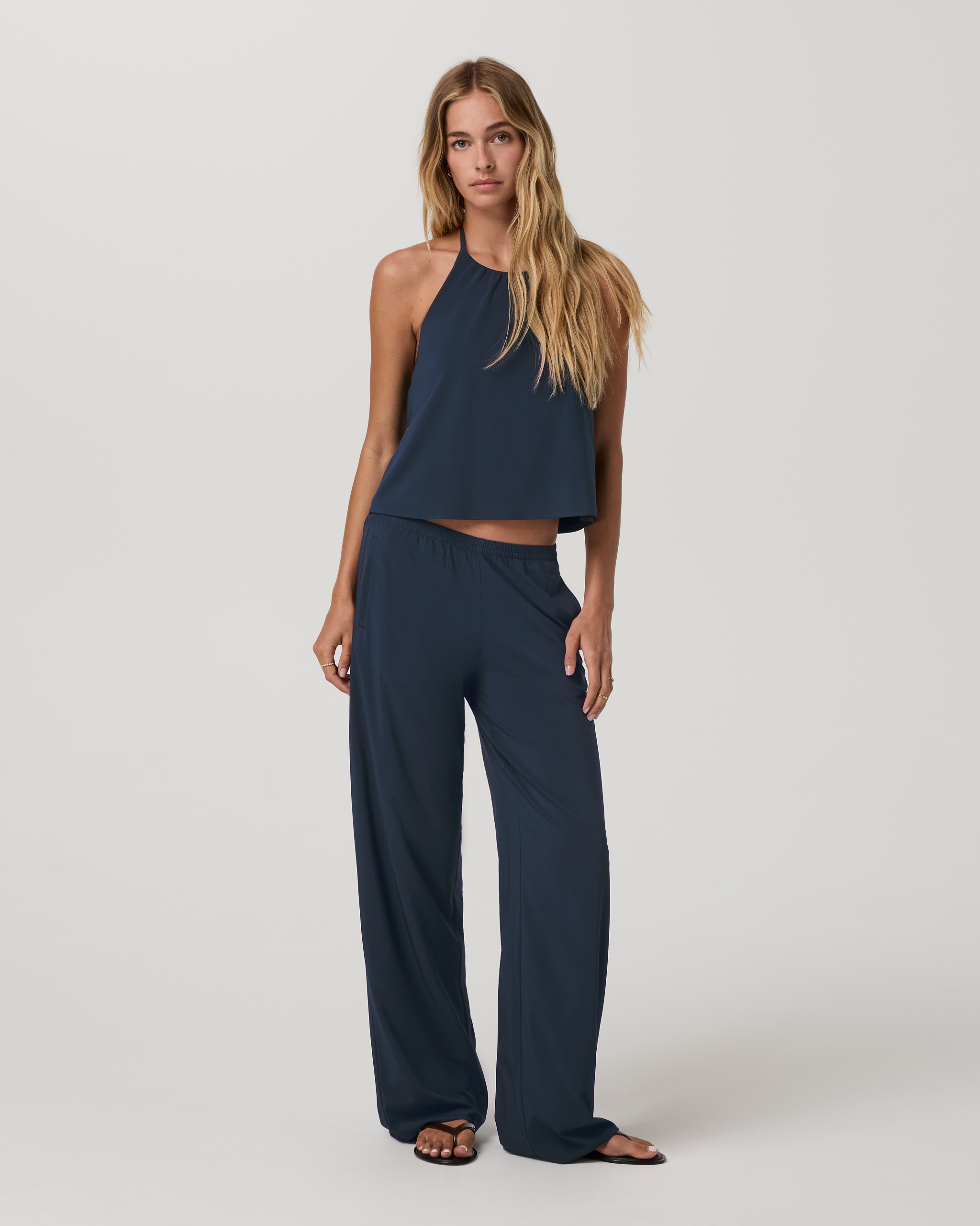 Villa Shoreline Halter Top | Ink - Image 6