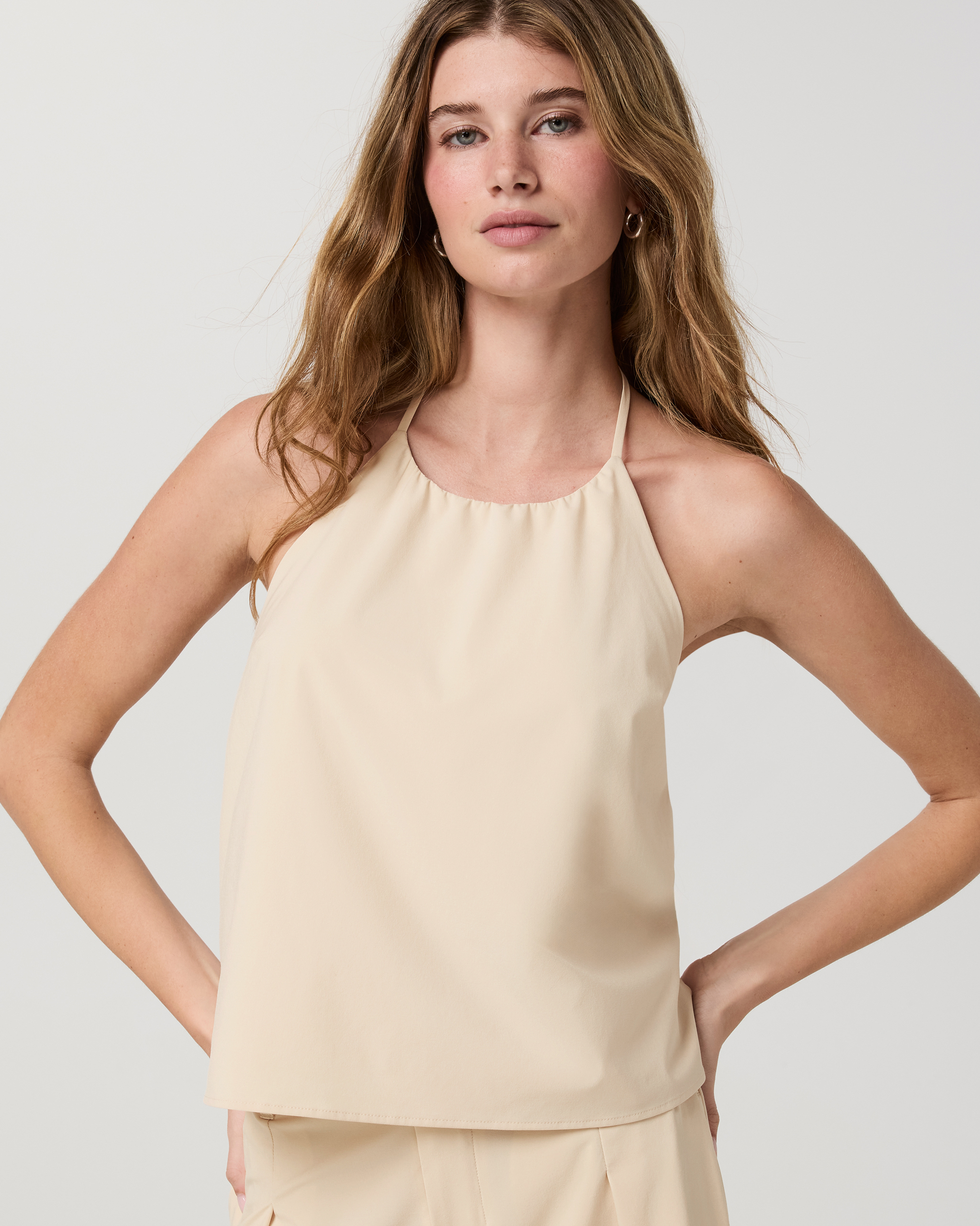 Villa Shoreline Halter Top | Bleached Sand - Image 4