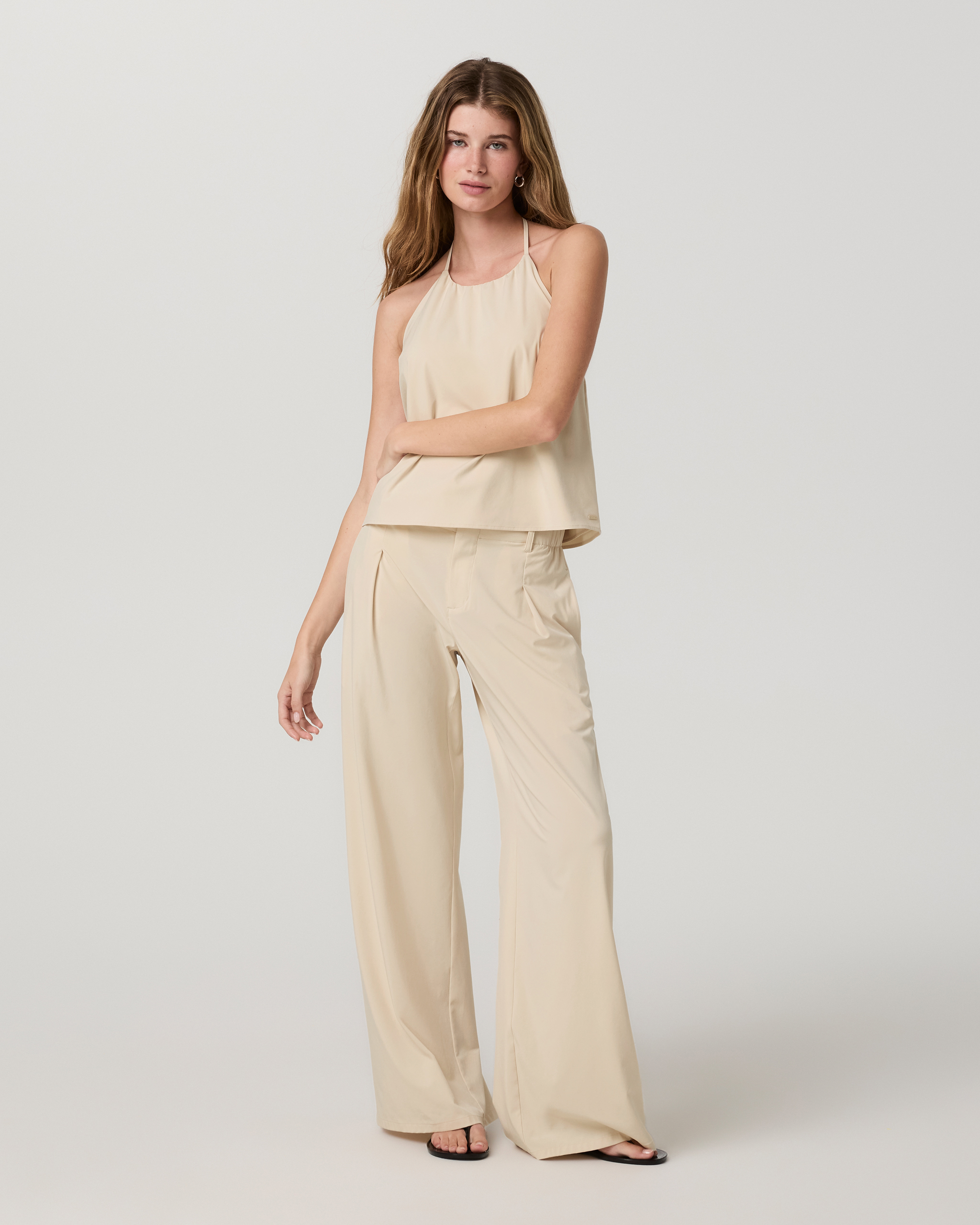 Villa Shoreline Halter Top | Bleached Sand - Image 3