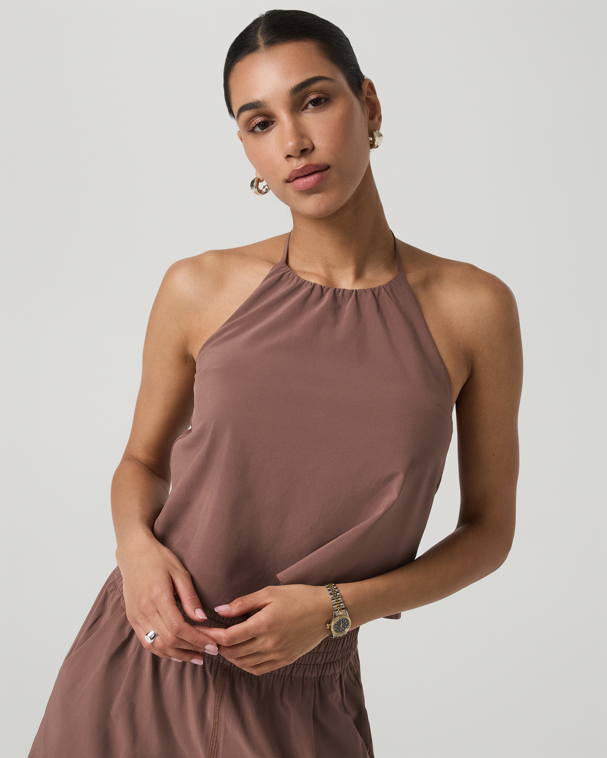 Villa Shoreline Halter Top | Sable - Image 4