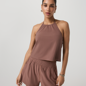 Villa Shoreline Halter Top | Sable