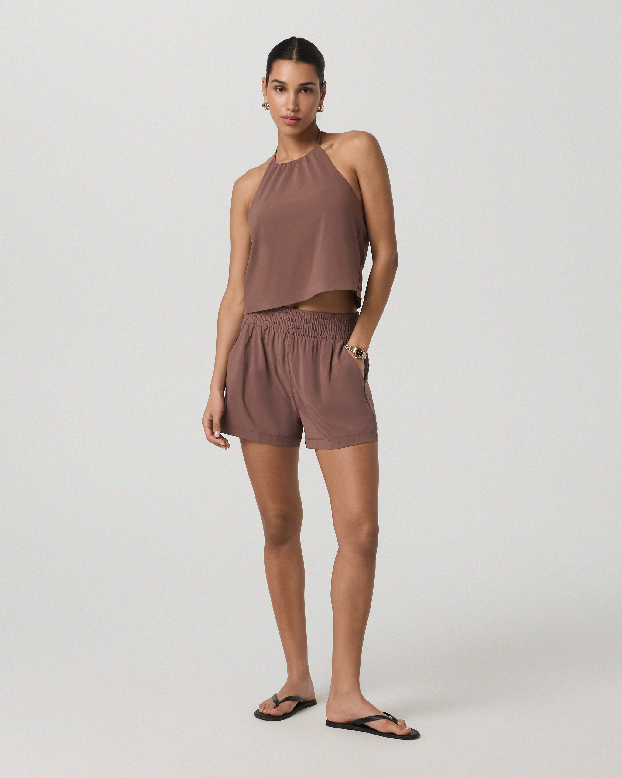 Villa Shoreline Halter Top | Sable - Image 3