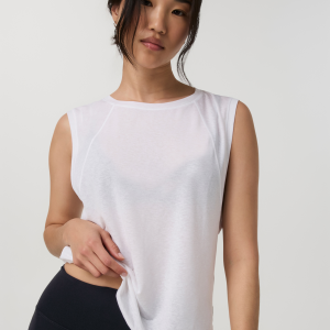 Westerlies Muscle Tank | White