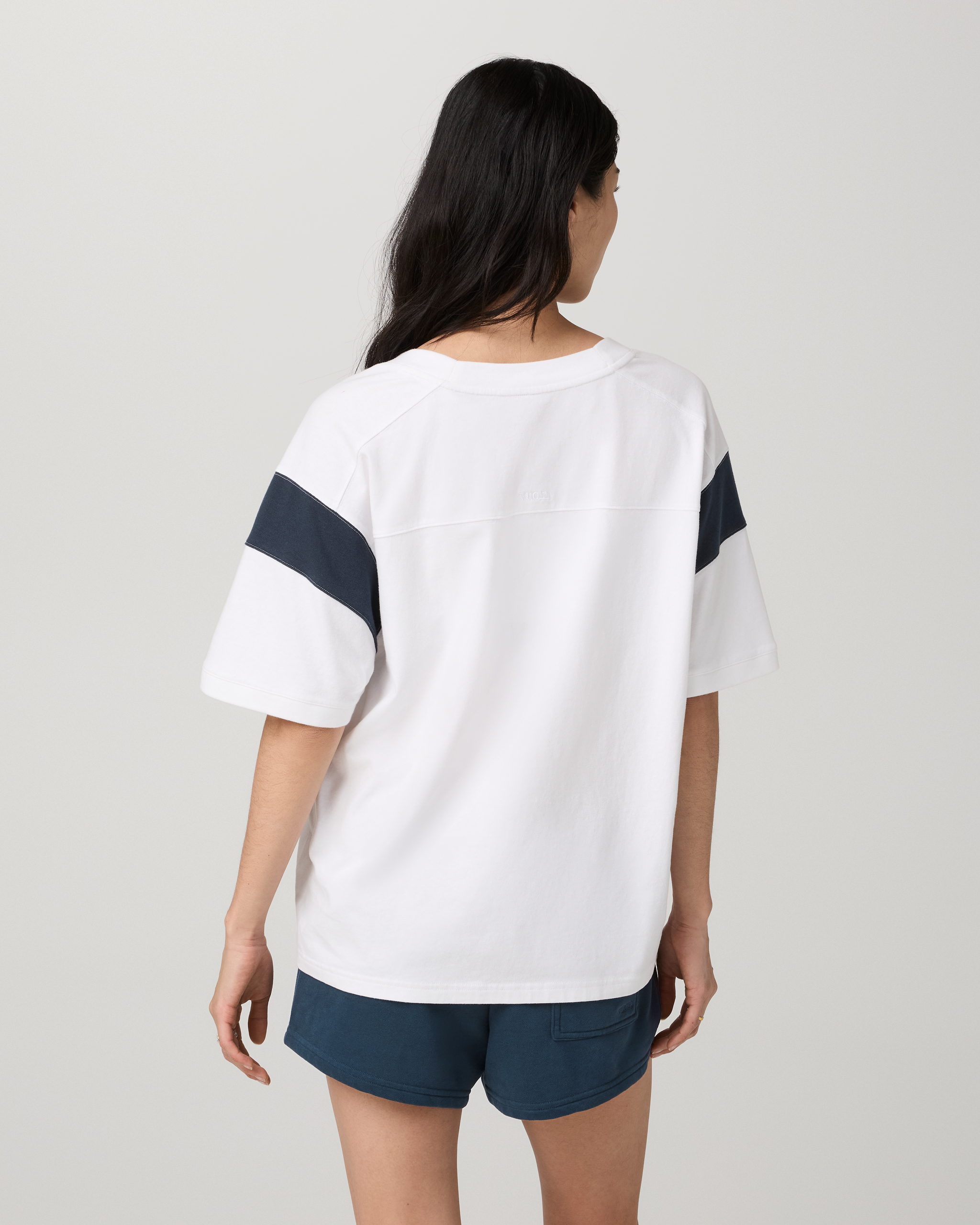 Heavyweight Cotton Varsity Tee | White - Image 3