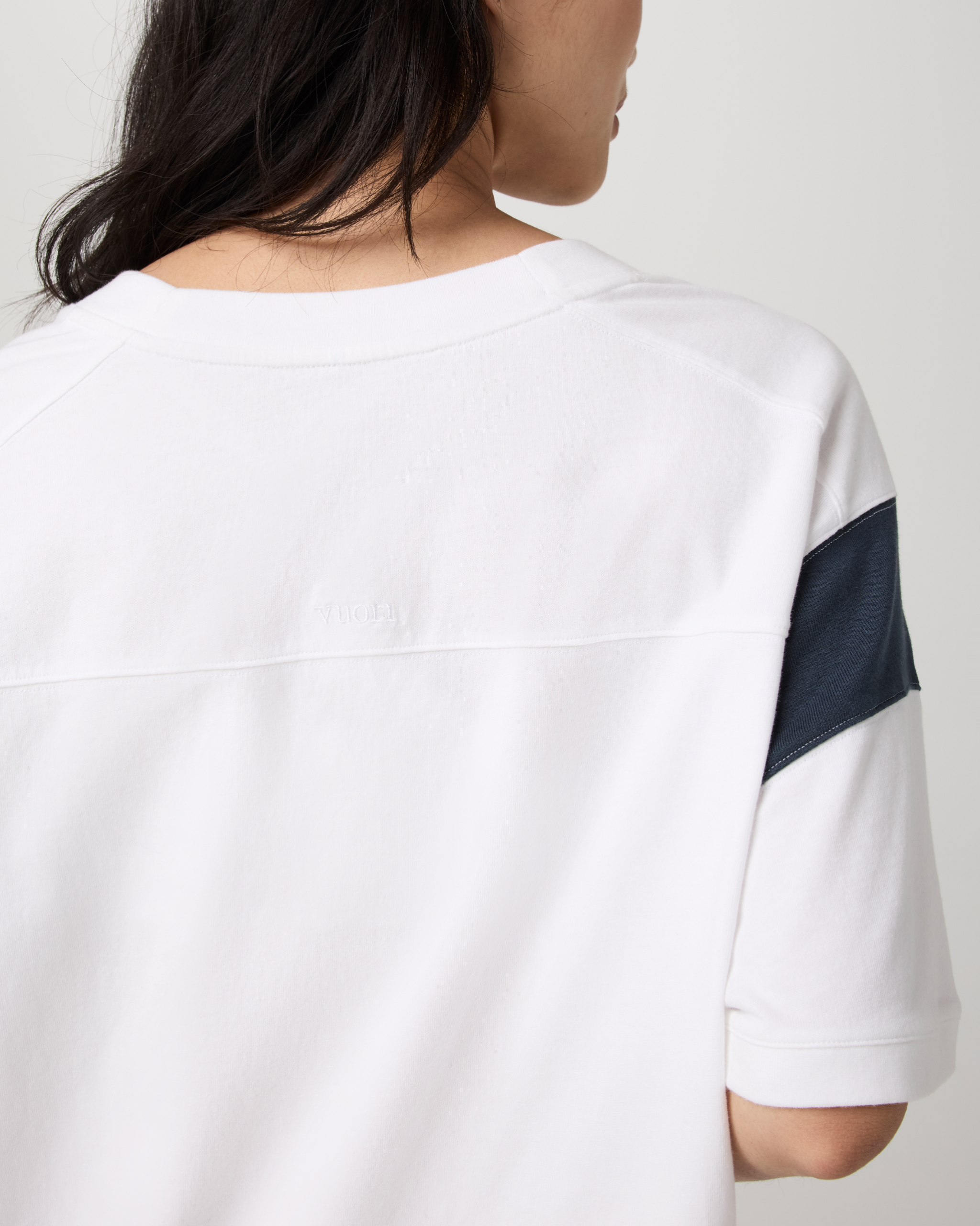 Heavyweight Cotton Varsity Tee | White - Image 5