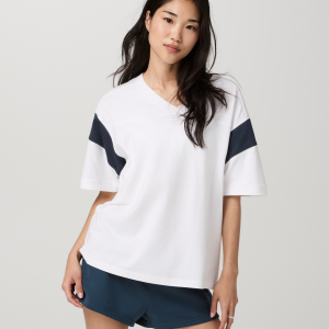 Heavyweight Cotton Varsity Tee | White
