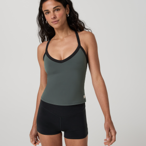 Vuori AllTheForm™ V Neck Tank | Dark Jade