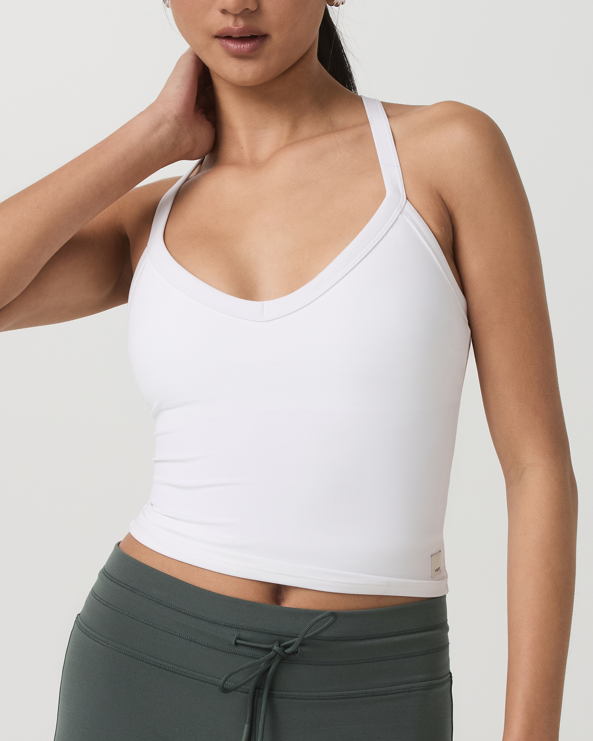 Vuori AllTheForm™ V Neck Tank | White - Image 2