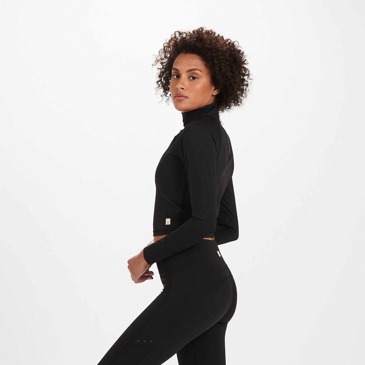 Marine Mock Neck | Black - Image 2