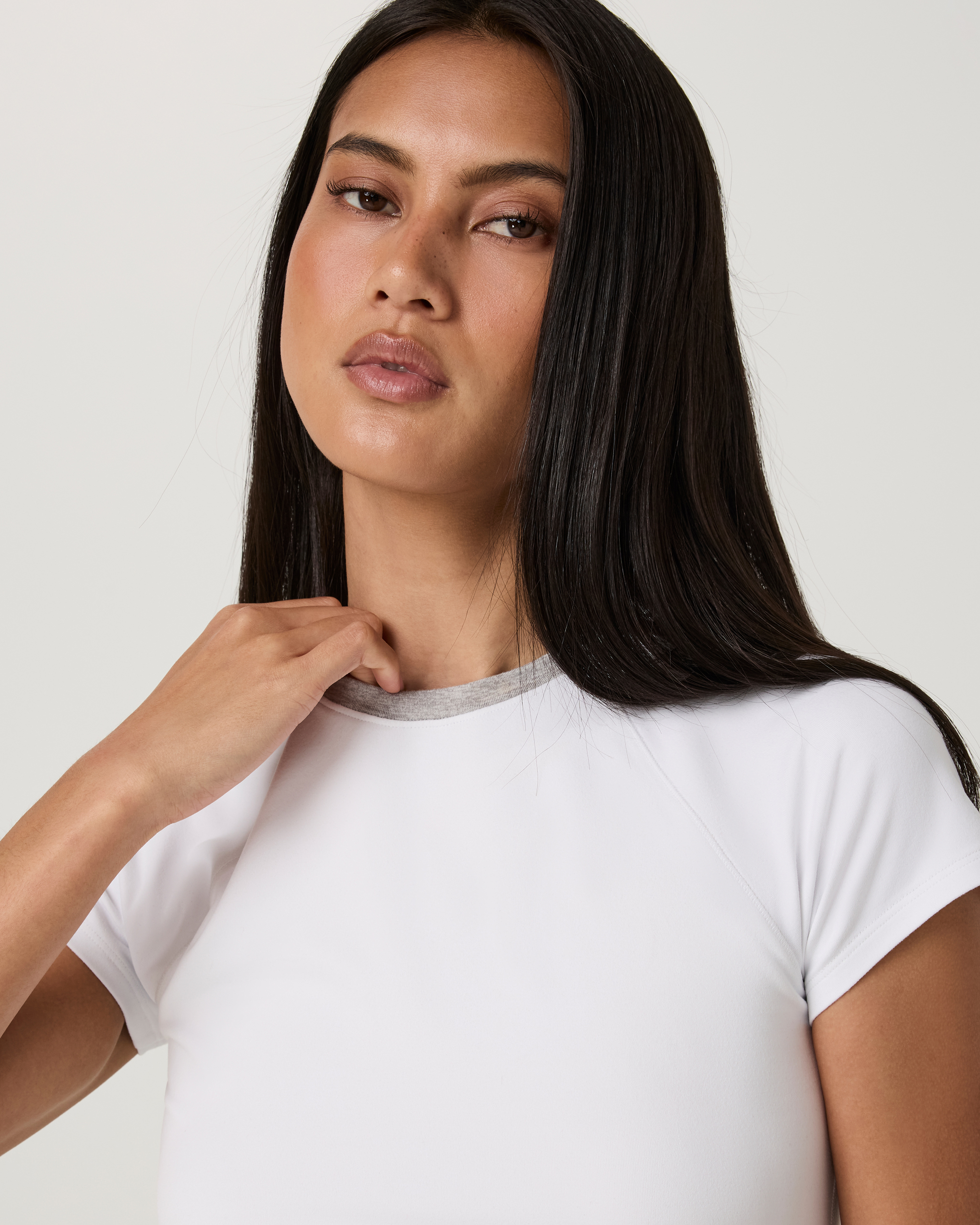 Short Sleeve Halo Retro Tee | White - Image 2