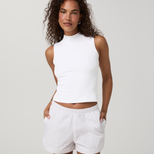 Daily Muscle Tank | White