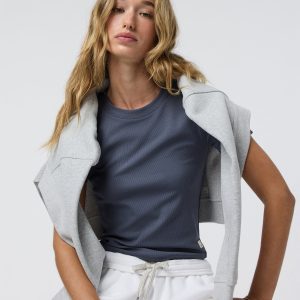 Pose Fitted Tee | Azure