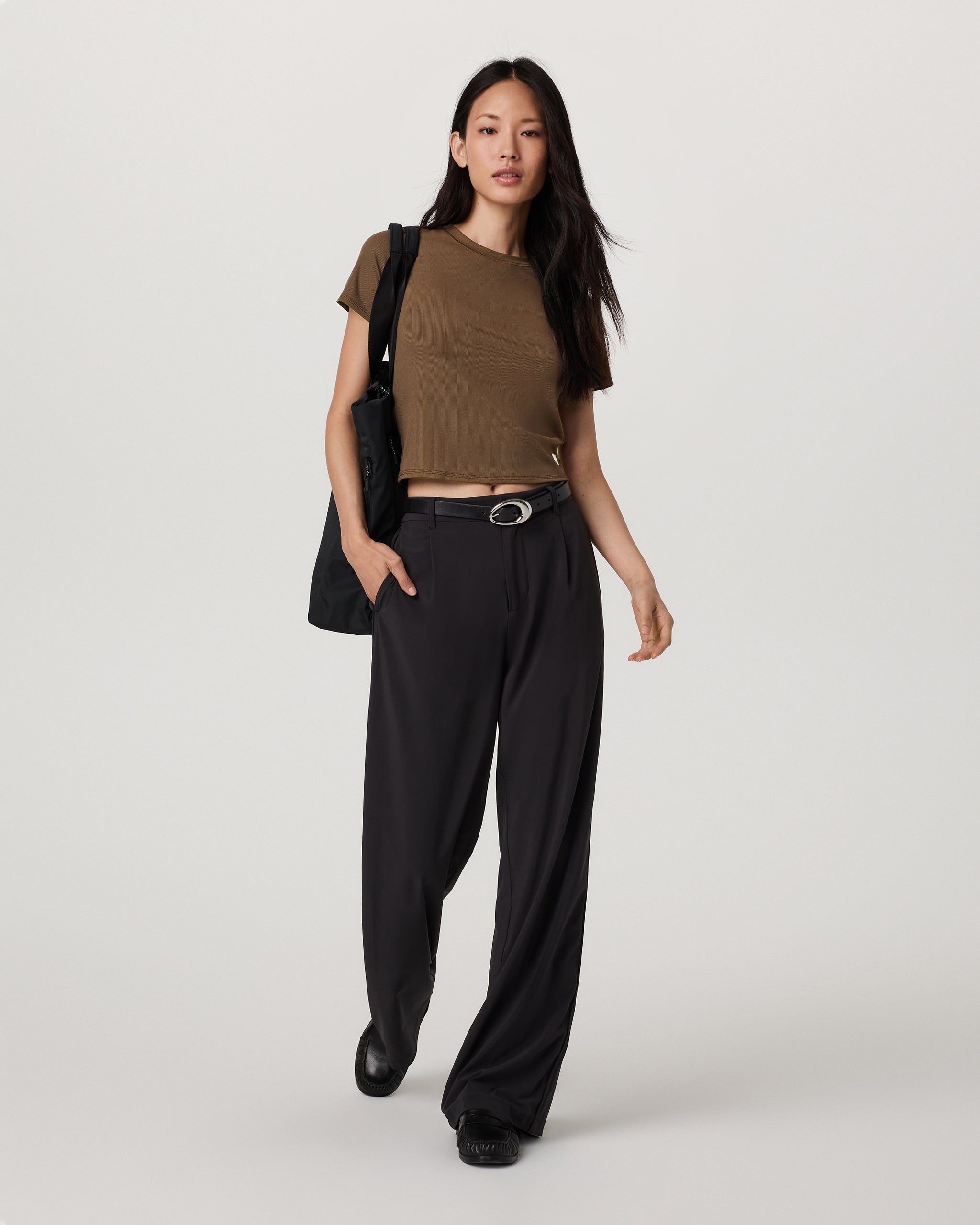 Pose Fitted Tee | Espresso - Image 4