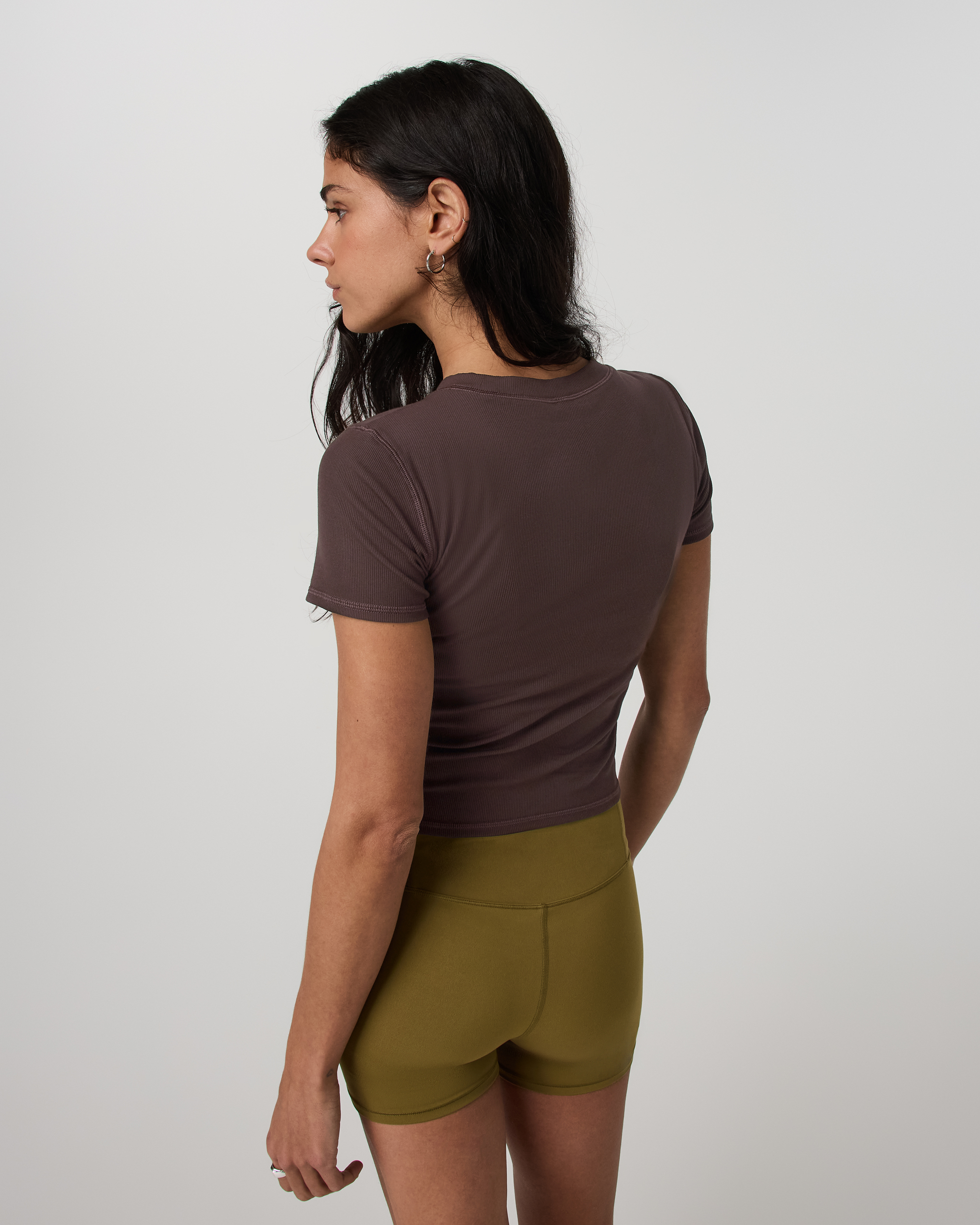 Pose Fitted Tee | French Roast - Image 3